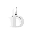 Polished stainless steel letter D pendant charm for DIY jewelry making - Letter D / Steel