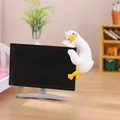 Figurine de canard blanc miniature pour décoration créative de bureau et d'ornement - Tu as l'air si bien (3132)