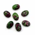 Pietre preziose cabochon in rubino zoisite ovale 10x14mm per intarsio di gioielli fai-da-te - Rubino Zoisite