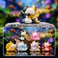 Mythical Nine-tailed fox blind box figurines set with 6 regular and 1 hidden style - End Box (Set of 6) / Nine-Tailed Cloud Mist (3294) / Colorful