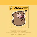 Bloc-notes adhésifs ours de dessin animé mignon avec fond quadrillé jaune, 30 feuilles - 2# Note Autocollante Singe Ouvert d'Esprit