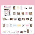 Decorative set of 60 cute realistic cat stickers for laptop and phone case DIY crafts - Original Ins Style Kitten / 60 Pieces/Pack