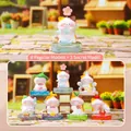 Collezione di graziose figurine di gatti siamesi in resina per decorazioni creative da tavolo - Meow nella brezza serale / Scatola Set Completo (Set da 6)