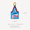 Colgante de casita de juguetes en acero inoxidable azul para creación de joyas DIY - Casa Juguetería (Estilo 5)