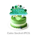 Golf themed Happy Birthday cake topper for sports party decoration, 1 piece set - Large Golf Birthday Cake Topper (1 Pc)