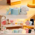 Complete set of 7 cute cartoon animal blind box resin figurines for desktop decoration - -125 Cupid's Hug Energy, Set of 6 / Random One