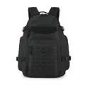 Professional black tactical backpack with large capacity and MOLLE system for outdoor hiking - Tactical Backpack (CH099) / Black