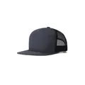 Gorra trucker de 7 paneles gris oscuro con malla negra transpirable de alta calidad para exteriores - Ajustable / Gris oscuro