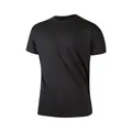 Λεπτομέρεια μαύρου ανδρικού t-shirt από ύφασμα mesh που στεγνώνει γρήγορα, καλοκαίρι - XS / Tops / Μαύρο