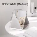 Witte opvouwbare make-up spiegel voor op het bureau in medium formaat, 19x14 cm - 19*14cm / Crèmewit