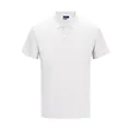 Polo blanc pour homme en maille à séchage rapide pour le golf et le style décontracté - S / Hauts / S (EU) / Blanc