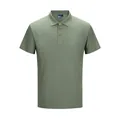 Polo classique pour hommes vert sauge à séchage rapide pour le travail et le golf - S / Hauts / S (EU) / Vert Haricot
