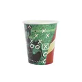 Decorative rugby themed disposable paper cup for American football birthday party - Paper Cups 16-Pack