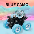 Παιδικό φορτηγό monster truck 4WD με μπλε σχέδιο γκράφιτι και ανάρτηση απορρόφησης - Στυλ Γκράφιτι Μακαρόν / 1 Τεμάχιο / Μπλε