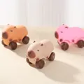 Τρία δημιουργικά αυτοκινητάκια Capybara για ανακούφιση από το άγχος σε παστέλ χρώματα - Μπεζ