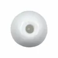 White semi-transparent TPR hollow ball skin 5.5cm for DIY handmade fluid ball crafts - 5.5cm Hollow Sphere Skin (With Lid) / Cream