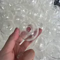 Transparent 4cm TPR hollow ball skin variant for DIY squeeze decompression toys shell - 3.5cm (With Lid) / Clear