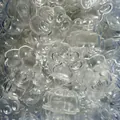 Hoog transparante DIY kattenpoot TPR squishy speelgoedschil voor handgemaakte ballen - Kattenpoot (Met Deksel) / Transparant