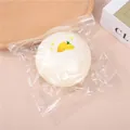 Soft simulation mango flavored ice skin daifuku squishy toy in clear plastic bag - Simulated Daifuku / Mango