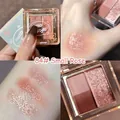 Hello Style two-color mini eyeshadow palette in shade #04 Little Rose with shimmer finish - 04 Little Rose