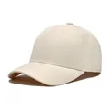 Gorra de béisbol de copa rígida repelente al agua en beige para protección solar. - Ajustable (56-58cm) / Beige