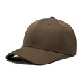 Gorra de béisbol impermeable de color sólido en marrón oscuro para protección solar al aire libre - Ajustable (56-58cm) / Marrón
