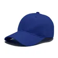 Cappellino da baseball classico in cotone blu reale con design soft top regolabile - Taglia unica / Blu zaffiro