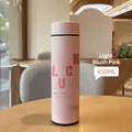 Minimalistische 450-ml-Thermoskanne aus Edelstahl 304 in hellem Rosa für den Alltag - 450ml / M-6448 Rosa