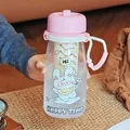 Tragbare rosa Cartoon-Wasserflasche mit Hasen-Print und Teesieb für junge Frauen - Cartoon Hasen Stil (BSQ298) / 700ml / Rosa