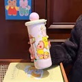 Niedliche Cartoon-Sternfigur isolierte Edelstahl-Taschenwasserflasche für Kinder - 550ml / Rosa Sternmann (4421) / Rosa