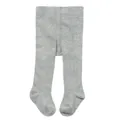 Soft grey knit footed leggings for infants and toddlers with comfortable elastic waist. - S (0-6 Months) / Bottoms / Pure Light Grey