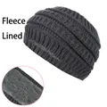 Diadema de invierno forrada de vellón con orejeras grises gruesas para deporte fuera - Diadema con Forro Polar / Gris oscuro