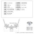 Elegant flower moissanite pendant necklace with 14k gold plating details - Flower Style / 15 Pieces 2mm Moissanite/Pack / White Gold Tone