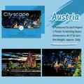 Creative Cityscape DIY scratch painting kit with 2 Austria landscape sheets and tool - Austria / 2 Sheets
