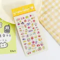 Pegatinas creativas de cristal 3D con lindos diseños de frutas para niños - Serie Amarilla