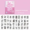 Livre créatif de sculpture sur papier DIY avec 40 motifs floraux d'art de découpe - Saison des Fleurs / Livre Seul