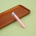 Compact pink mini gel pen in portable pocket size for student and office use - 0.5mm / Pink