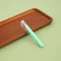 Compact mini portable mint green gel pen pocket size writing instrument for students - 0.5mm / Light Green