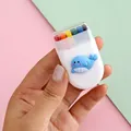 6-color rainbow face paint stick with cute blue whale portable case for kids - Whale