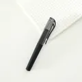 Compact portable mini gel pen in matte black finish perfect for office and students - 1 Piece/Pack / Black