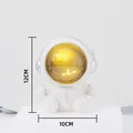 Veilleuse astronaute blanche créative lampe d'ambiance pour chambre décoration cadeau - Style Assis (Petit) / 12cm x 10cm / Blanc