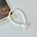 Fascetta flessibile in silicone bianco per gestione cavi e portachiavi fai-da-te - Bianco