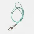 Mint green durable lanyard neck strap with metal swivel clasp for phone or ID badge holder. - Green