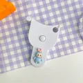 Cute white portable retractable body measuring tape with cartoon character detail - Sapphire Style