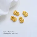 24K vergulde holle Ruyi-kalebas afstandskralen voor het maken van DIY-sieraden accessoires - Geluksflespompoen Stijl (Z584-1) / 1 Stuk