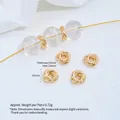 8mm 14K χρυσές επιχρυσωμένες χάντρες διαχωριστικά για χειροποίητα κοσμήματα και βραχιόλια - Στριφτή Χάντρα Δακτύλιος (T419-2) / 8.0mm (1 τεμάχιο) / Χρυσό