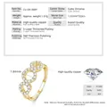 Vergoldeter Unendlichkeitsring mit 5A Zirkonia und Produktspezifikationen - Größe 5 / Mode Kreis Stil (CU-DR-088Y)