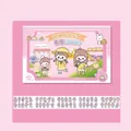 30 sheets of cute cartoon girl character stickers for DIY journal decoration in pink theme - Chacha Late Night Eatery (T-085)