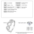 Offener verstellbarer Ring aus Kupfer mit Zirkonia-Pflasterung, hochwertig, 1,57 g. - Größe 5 / Fashion Circle Style (CU-DR-088W)