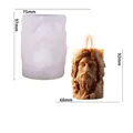 Silicone mold for religious 3D Jesus figure carved scented candle making decorations - Jesus Holy Face (JZB-0111)